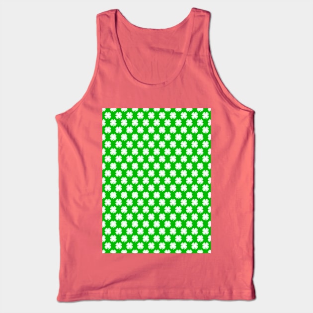 FOUR Leaf Clover St Patricks Day - St Patricks Day Art Tank Top by SartorisArt1